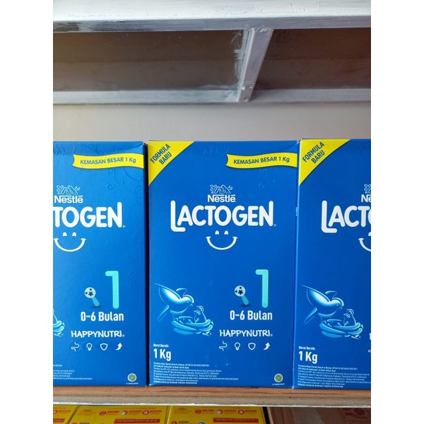 Lactogen 1 0-6 Bulan 1kg ( KEMASAN BARU )