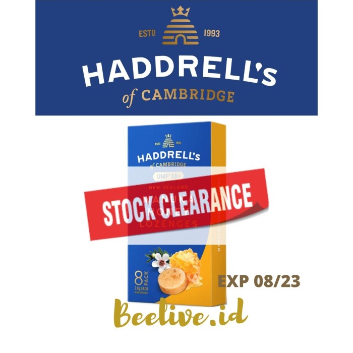 

Permen Madu Haddrells Manuka Honey Lozenges UMF 16+ MGO 573+ 8 pack - Manuka Honey