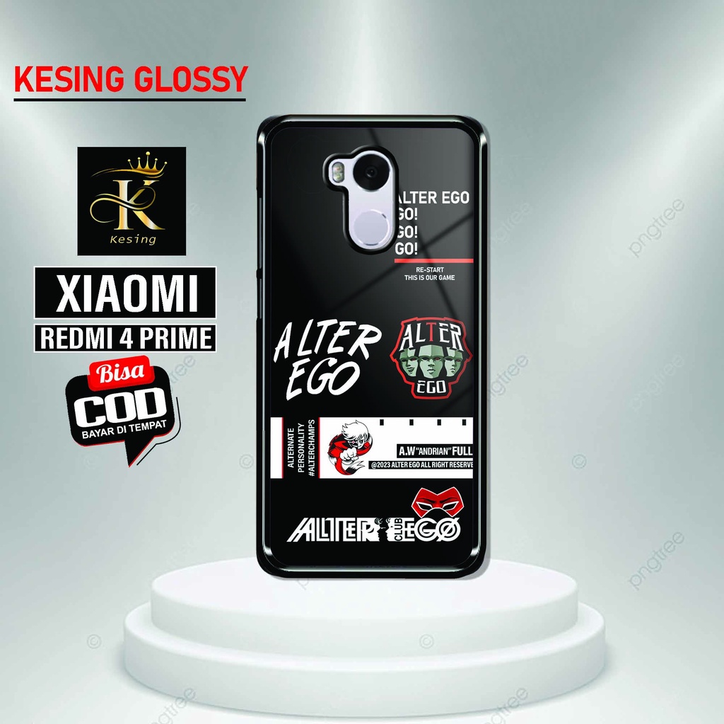 Case Redmi 4 Prime - Case Redmi 4 Prime Terbaru - Hardcase Glossy - Softcase Kaca - Case Redmi 4 Pri