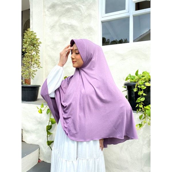 Jilbab Bergo Jumbo /Khimar Syar'i intan hijab