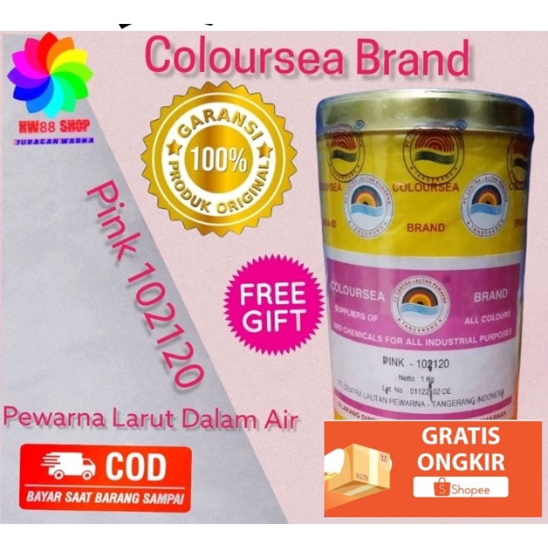 

Pewarna Rose Pink (Larut dalam Air) (Rose Pink 102120 Water Soluble Coloursea Brand)