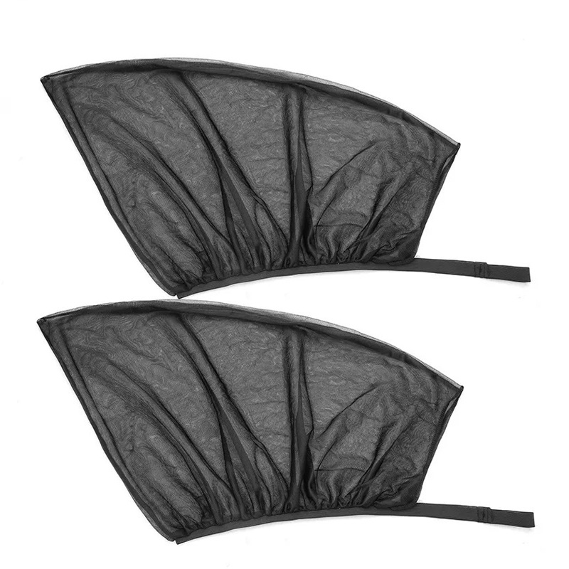 2Pcs Sunshade Tirai Mobil /Tirai kerai/Tirai Jendela Mobil Anti Panas Anti silau Penutup Kaca Mobil/Kerai mobil dan kelambu/tirai jendela anti nyamuk