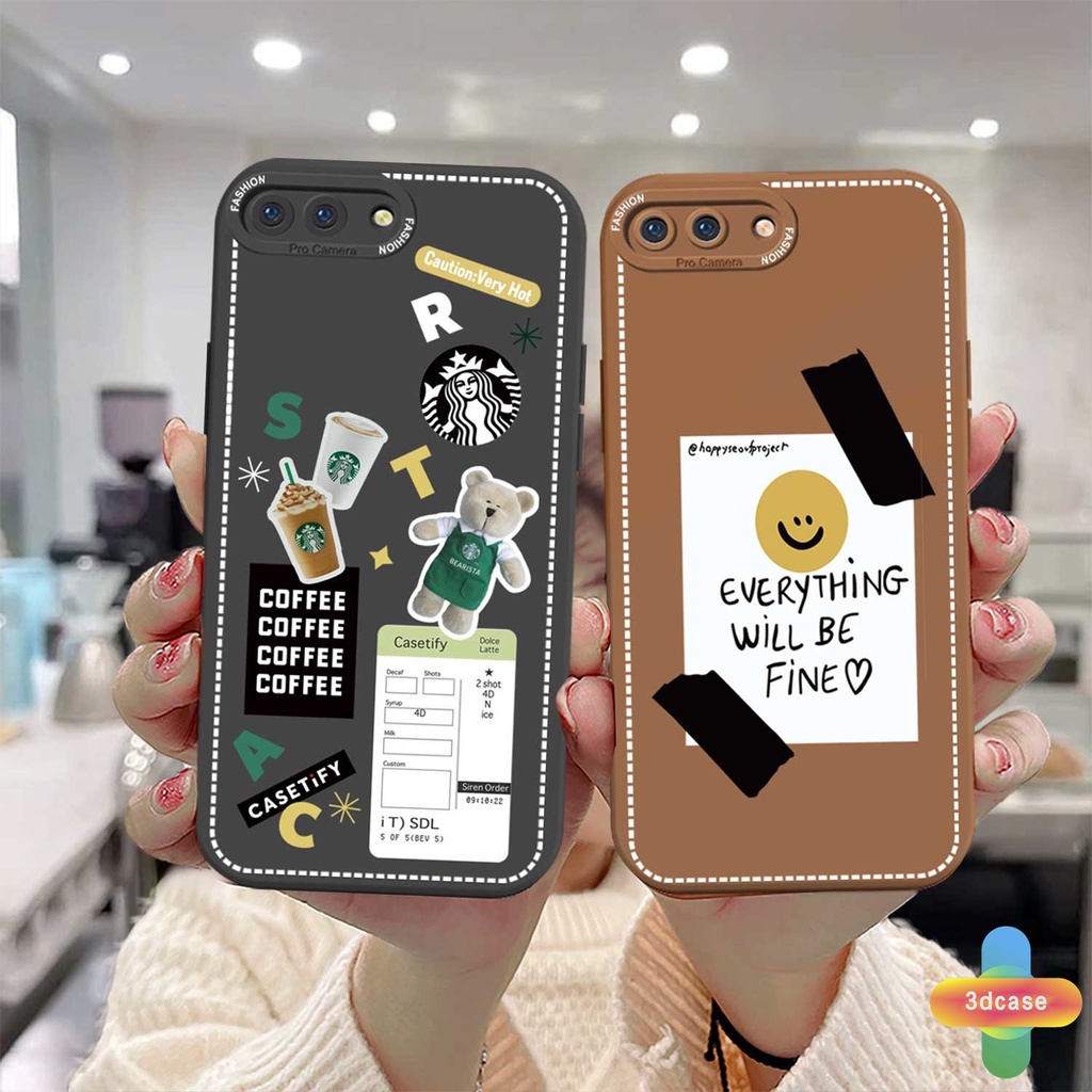 Case HP OPPO A15 A54 A5S A3S A16 A95 A7 A5 A9 A31 A53 2020 A12 A1K A16K A54S Reno 4 5F 4F A74 A15S A52 A11K A92 A35 A11 A93 A32 A72 A94 A53S F17 PRO A16S A12S Starbucks Soft TPU Shockproof Back Cover