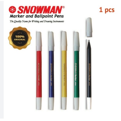 

SPIDOL SNOWMAN MARKER KECIL PW-1A HITAM / BIRU / MERAH / HIJAU / KUNING