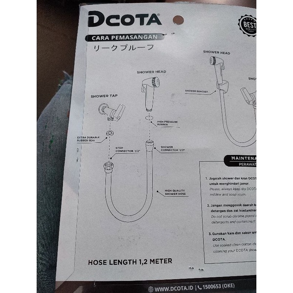 Dcota DJS01 WH jet shower bidet toilet