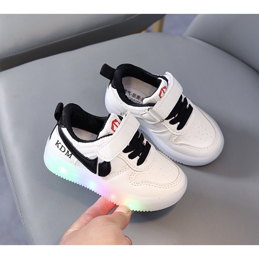 babyfit sepatu lampu LED crusade NAKE sneakers anak cewek cowok import gs-0324r