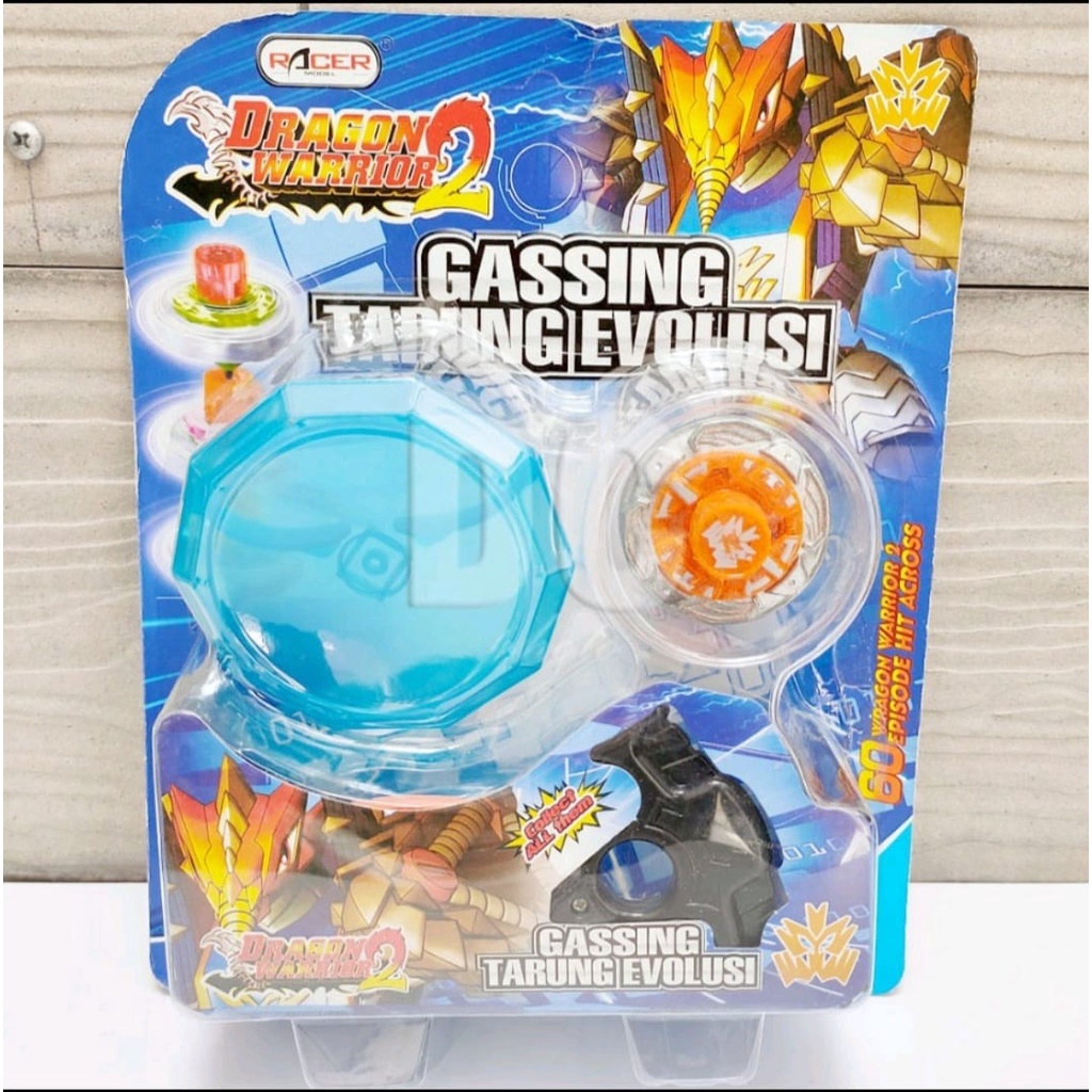 MAINAN GASING TARUNG EVOLUSI DRAGON WARRIOR 2 SET 59028