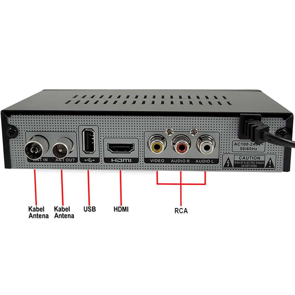 Set Top Box TV Digital 1080P DVB-T2 - Luby SET TOP BOX DVB-T2