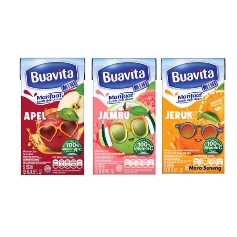 Buavita mini 125 ml orange apel