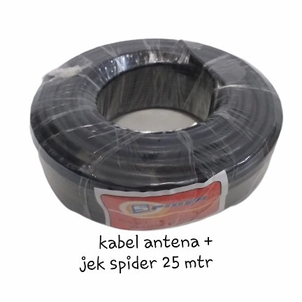 Kabel Antena Antene TV 5C+Jek MATSUGI Panjang 25 M***