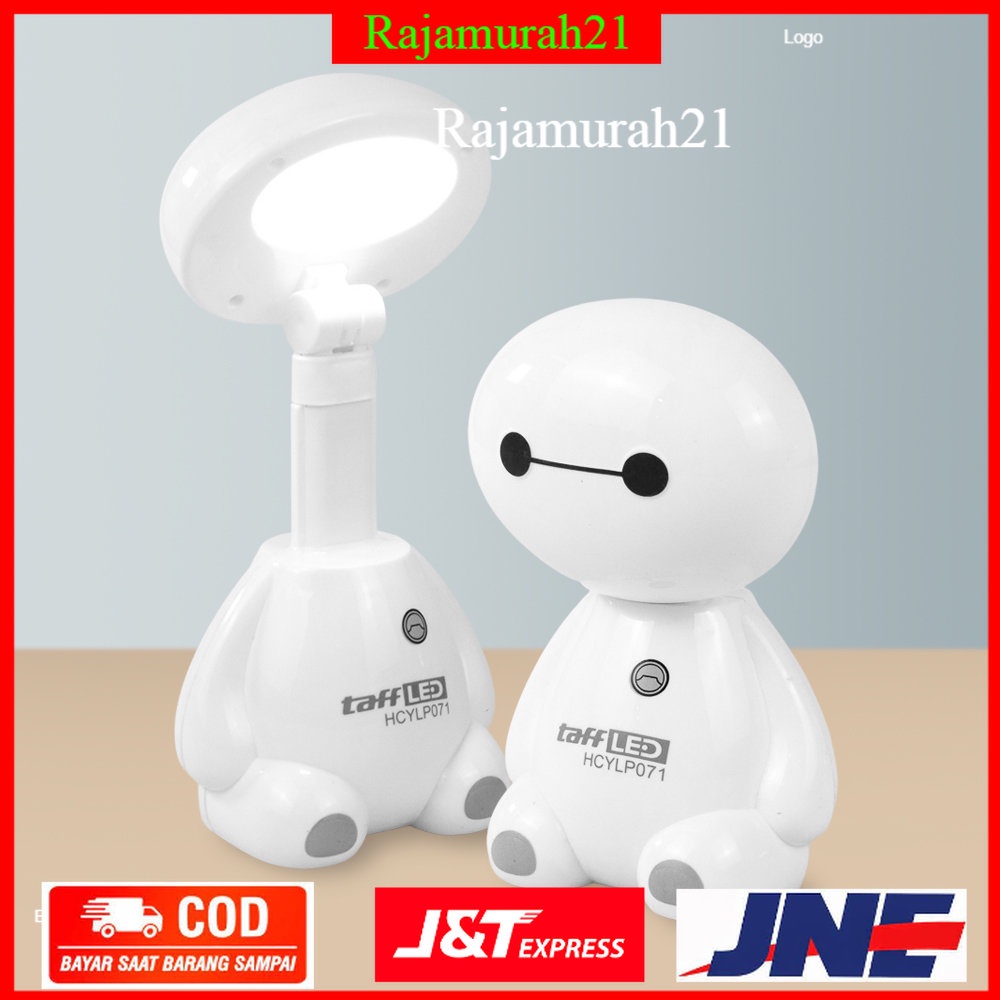 TaffLED Lampu LED Meja Kartun Baymax - White - OMLL3UWH