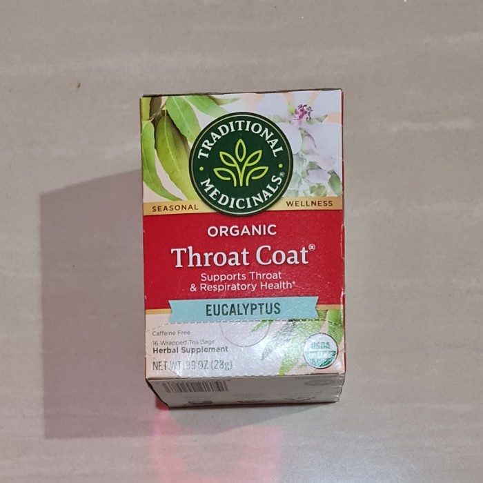 

TRADITIONAL MEDICINALS ORGANIC THROAT COAT EUCALYPTUS 16 X 1.75 GRAM