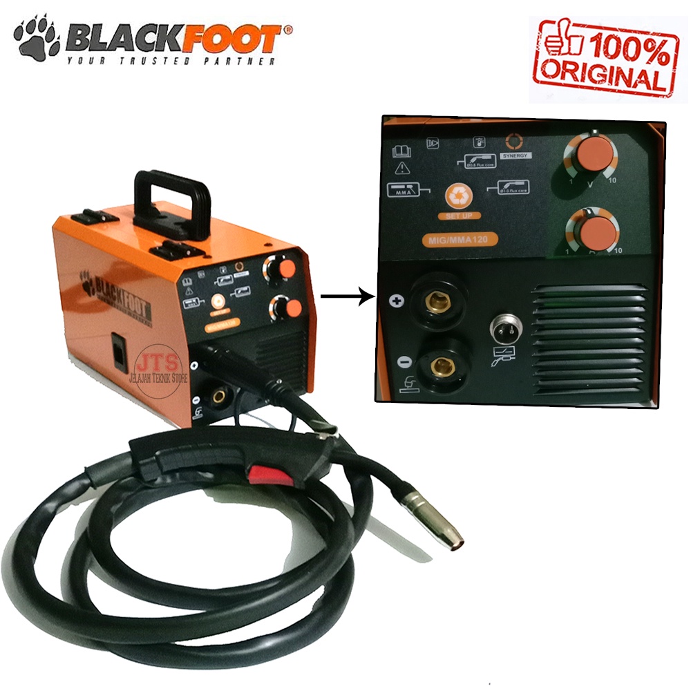 Jual Mesin Las Mig Mma Tanpa Gas Blackfoot Inverter Travo Las Co