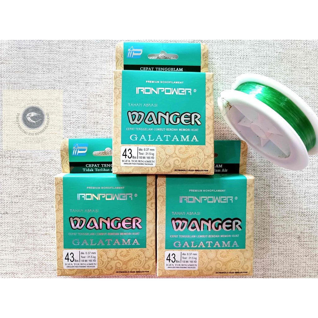 senar pancing ironpower wanger