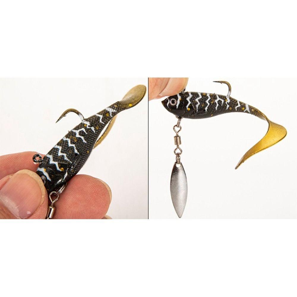 Chookyy 2pcs Soft Lures Renang Trout Engkol Cacing