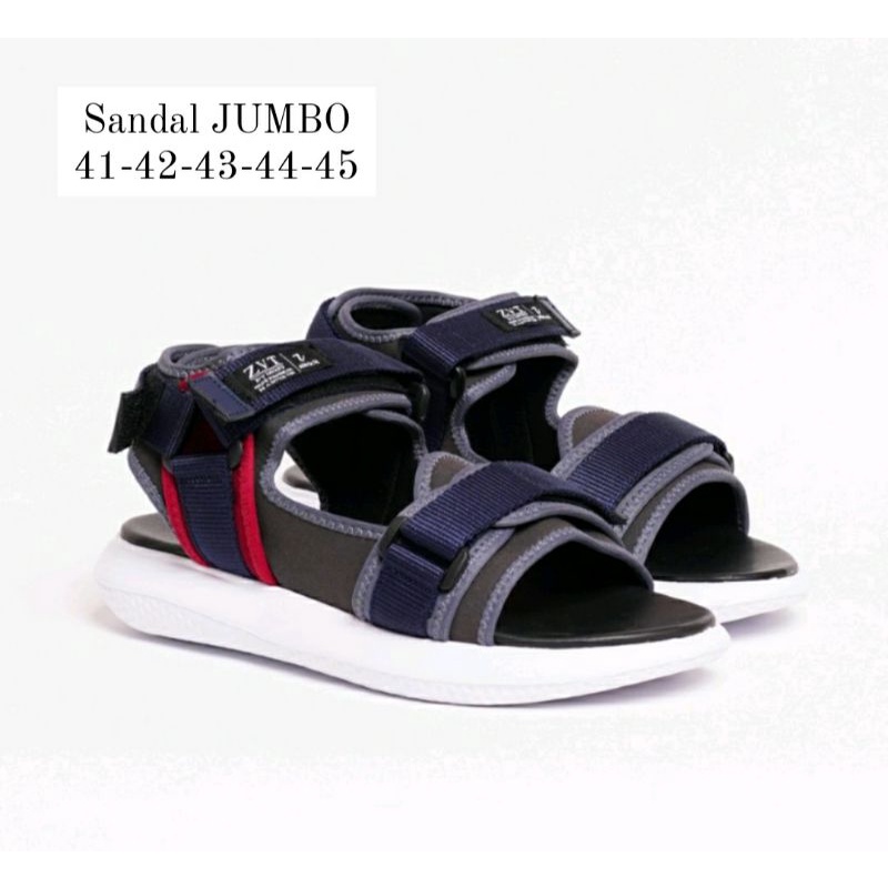 Sandal Gunung Wanita Mk-021 Big size 41-42-43-44-45 Sendal Outdoor Traveling JUMBO Empuk Grey