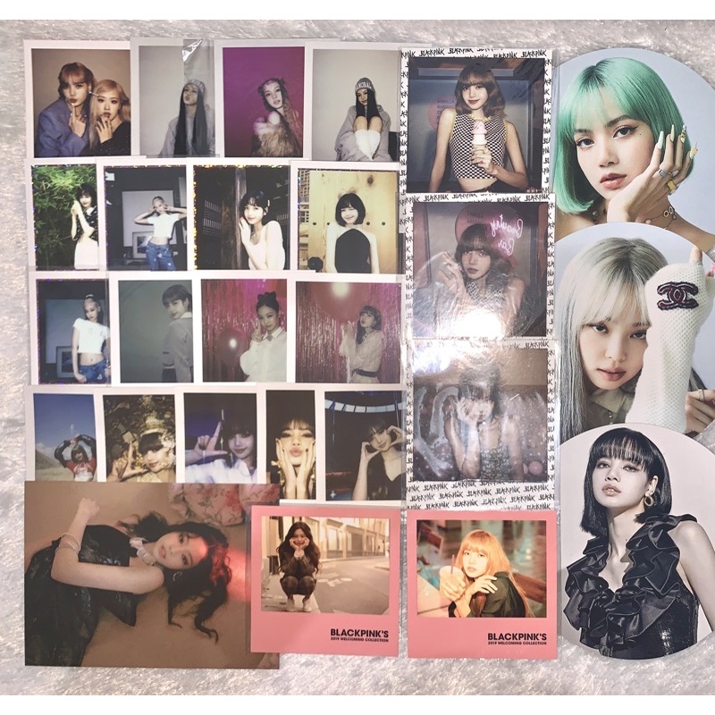 Polaroid jennie rose jiso lalisa vinyl summer in diary blackpink official