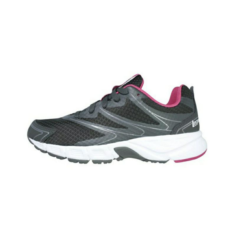 Sepatu League Legas Zet LA W Gray Running Shoes Cewe Sneakers Wanita Abu Pink Original Murah Promo D