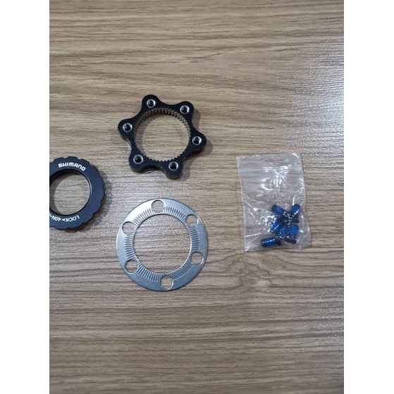 Adaptor rotor Center lock to 6 bolt sepeda