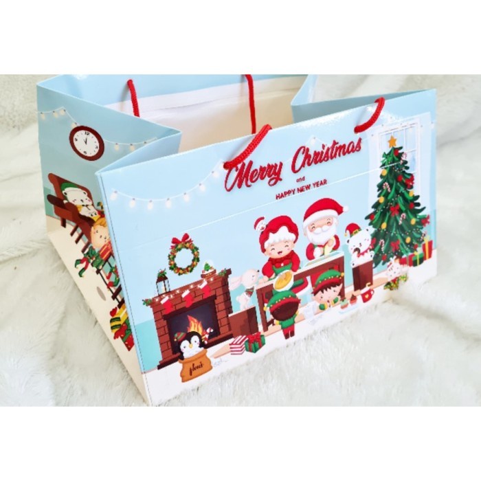 

Christmas Paper Bag 21x25 / Tas Kertas Packaging Natal