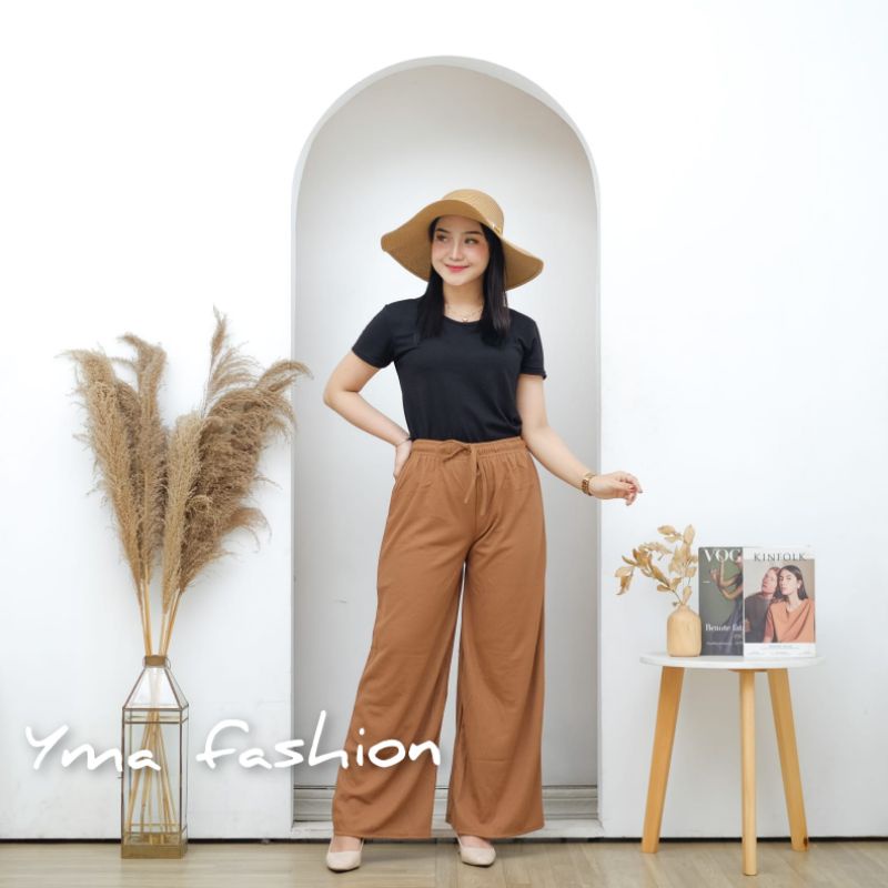 Yma - Celana Murah Berkualitas Kulot Knit Premium - Long Cullote Meera