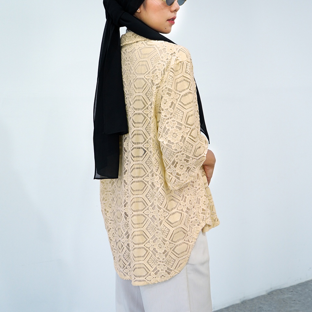 Cade Shirt by Bajubojo | atasan brocade | blouse wanita | brocade blouse