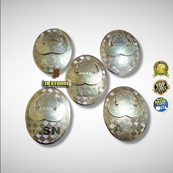 PIN ASN Oval Peniti / Pin Korpri Peniti Oval