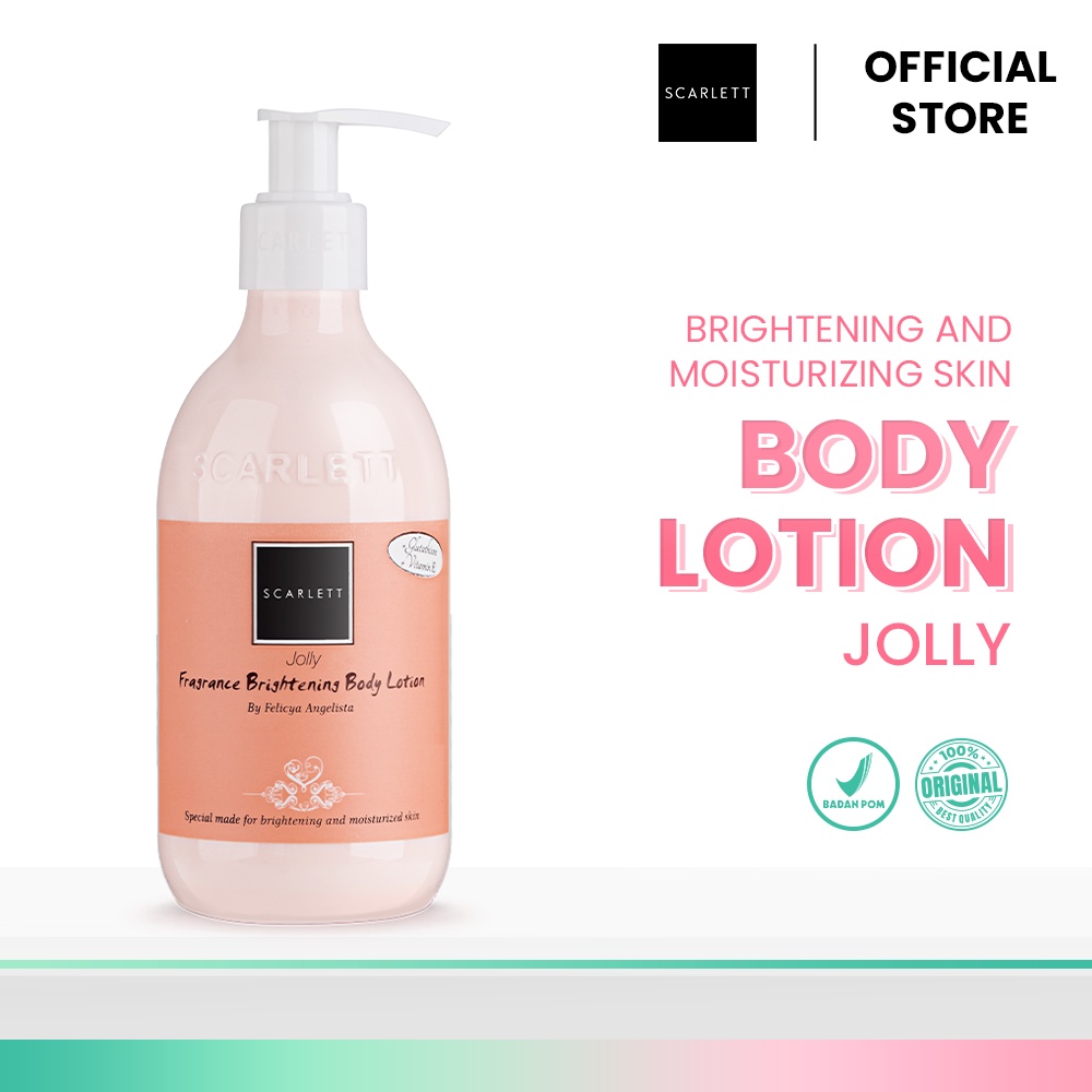 Scarlett Whitening Body Lotion Jolly