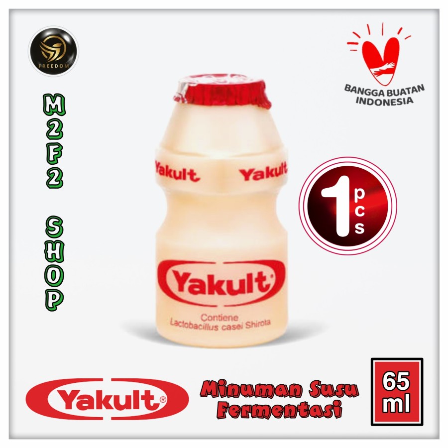 

Yakult Minuman Susu Fermentasi Probiotik - 65 ml (Kemasan Satuan)