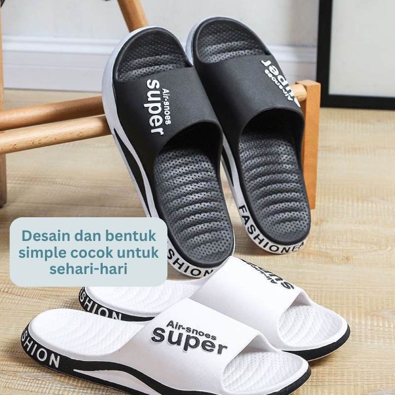 Highland Sandal Slop Pria Sandal Cowok Kasual Sandal Rumah Fashionable Korean Style HSN118