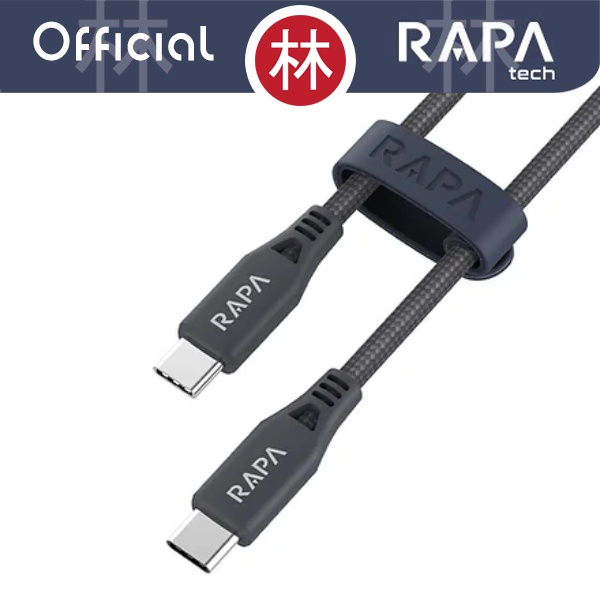 RAPAtech DC3033 - LINE+ I - USB-C to USB-C Cable 60W Type-C 100 cm