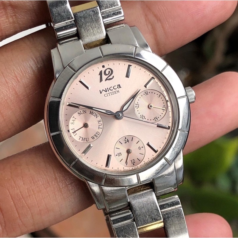 JAM TANGAN CITIZEN WICCA SALMON DIAL