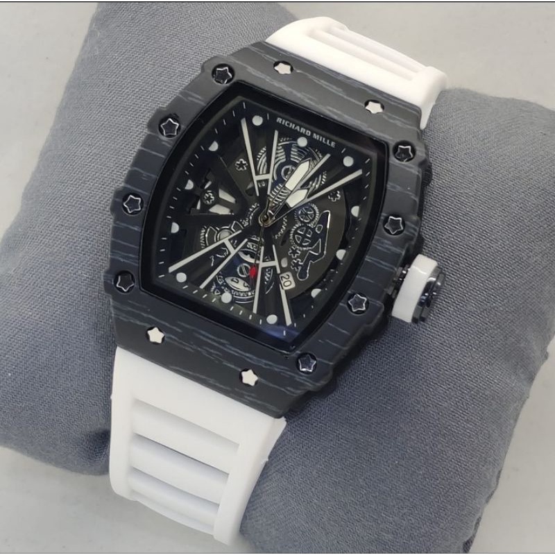 JAM TANGAN PRIA RM RM-089 SUPER GRADE BODY CARBON BEST SELLER