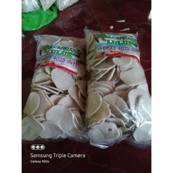

krupuk jenggelek oval
