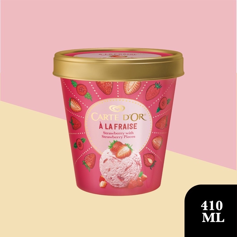 

Carte D'Or Strawberry - Es Krim/Ice Cream Wall's