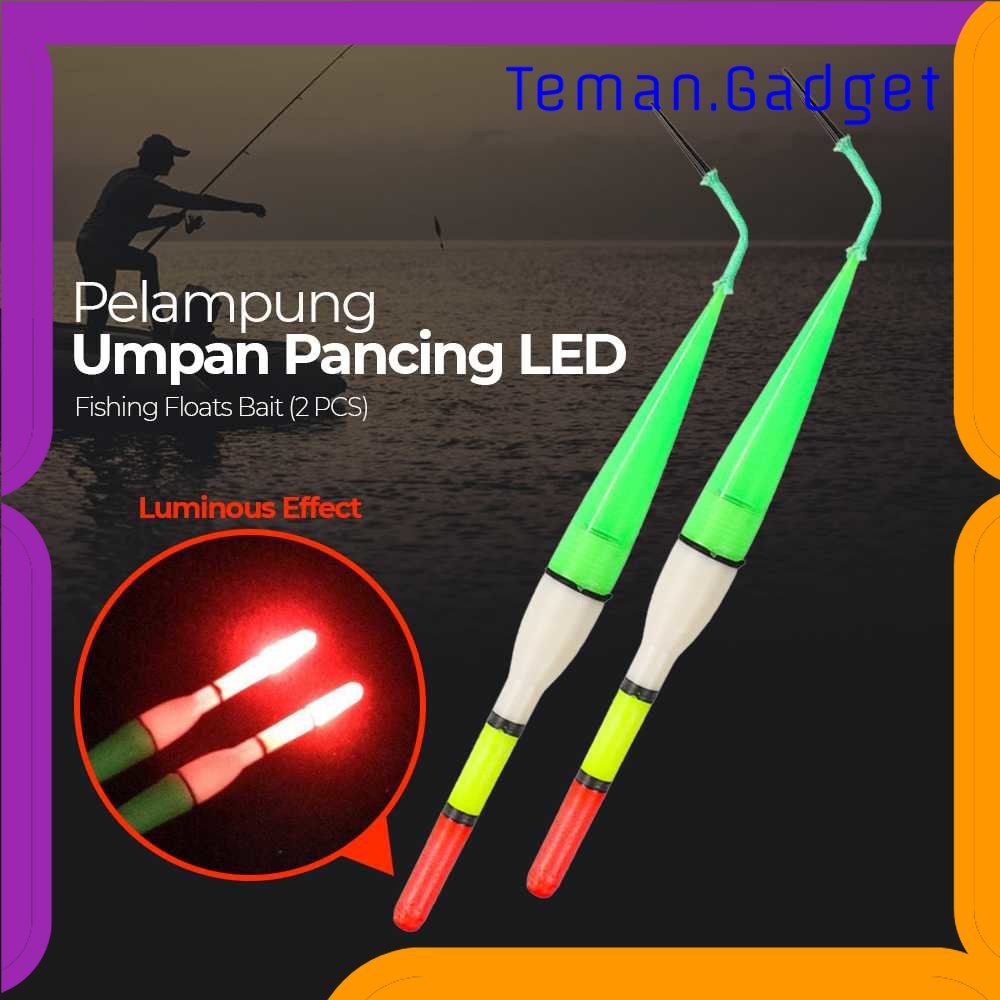 TG-PCN TONQUU Pelampung Umpan Pancing LED Luminous Fishing Floats Bait 2 PCS - NT-02