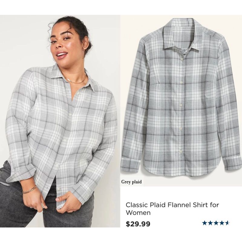 Old** flanel lonhsleeved plaid flannel shirt// baca keterangan