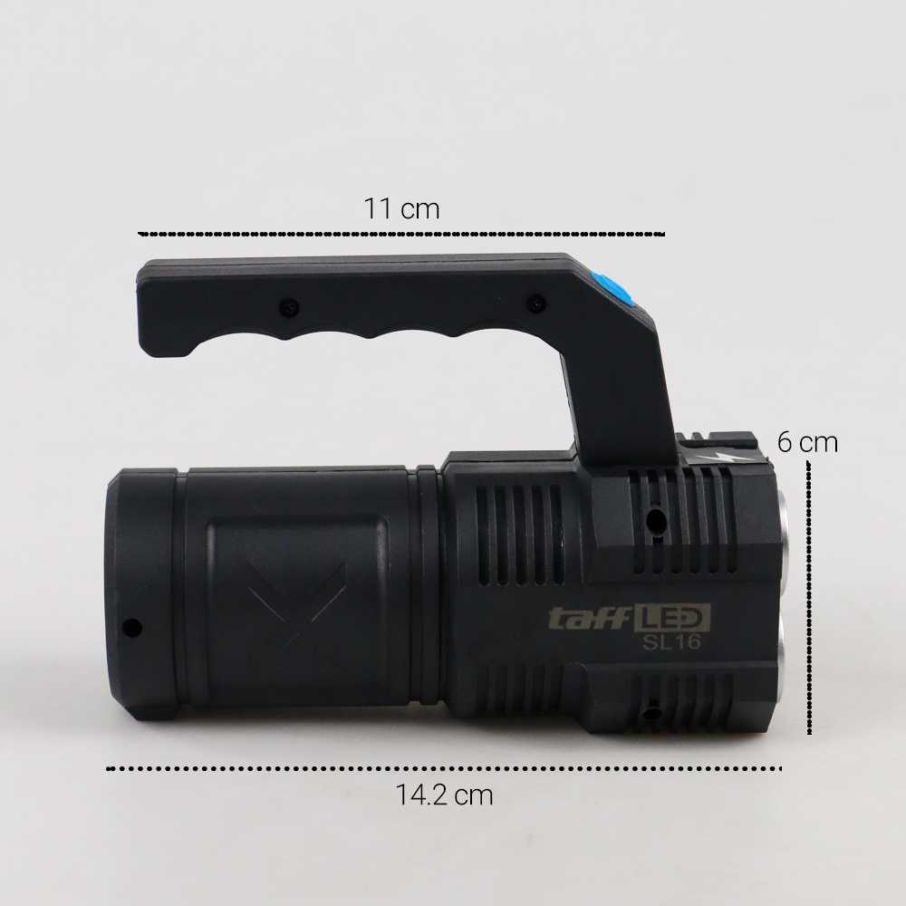 TaffLED Senter Darurat Flashlight Rechargeable LED+COB 1200mAh - SL16