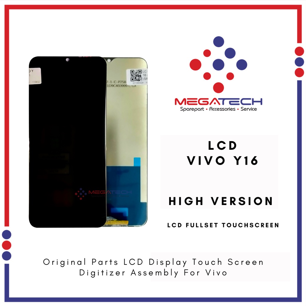 LCD Vivo Y16 / Y02S / Y21T / Y21 2020 Fullset Touchscreen