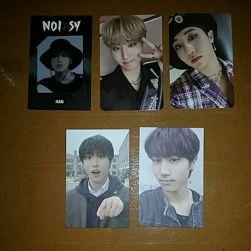 Jual han jisung straykids photocards I am not, go live, noeasy, ce christmas evel, oddinary