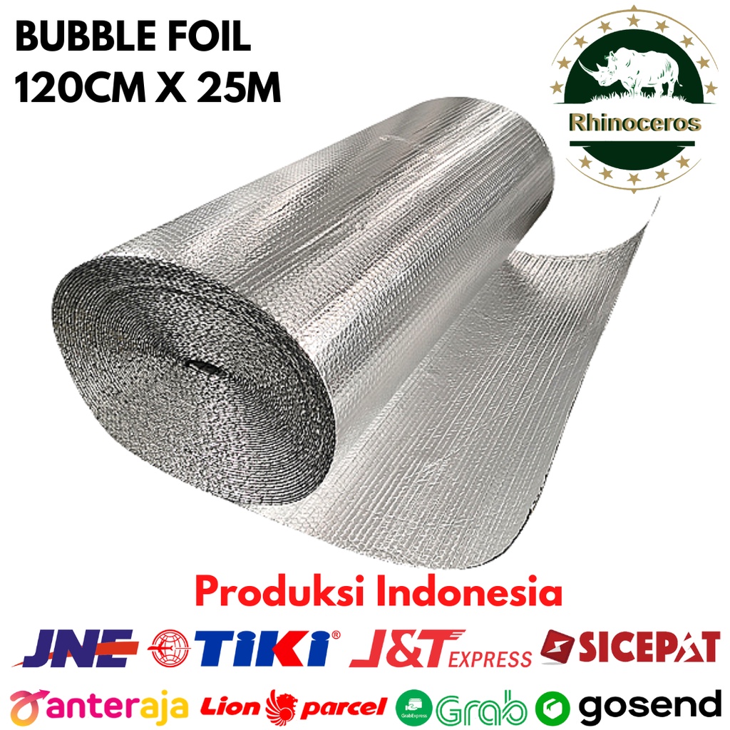 Bubble Aluminium Foil Peredam Panas Insulasi Atap Double Side