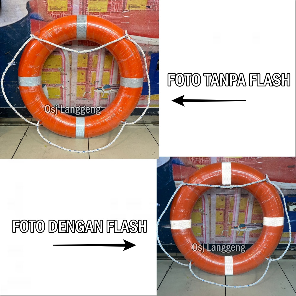 Ring Bouy / Pelampung Keselamatan di Kapal Laut / Fiber Life Bouy Kuat