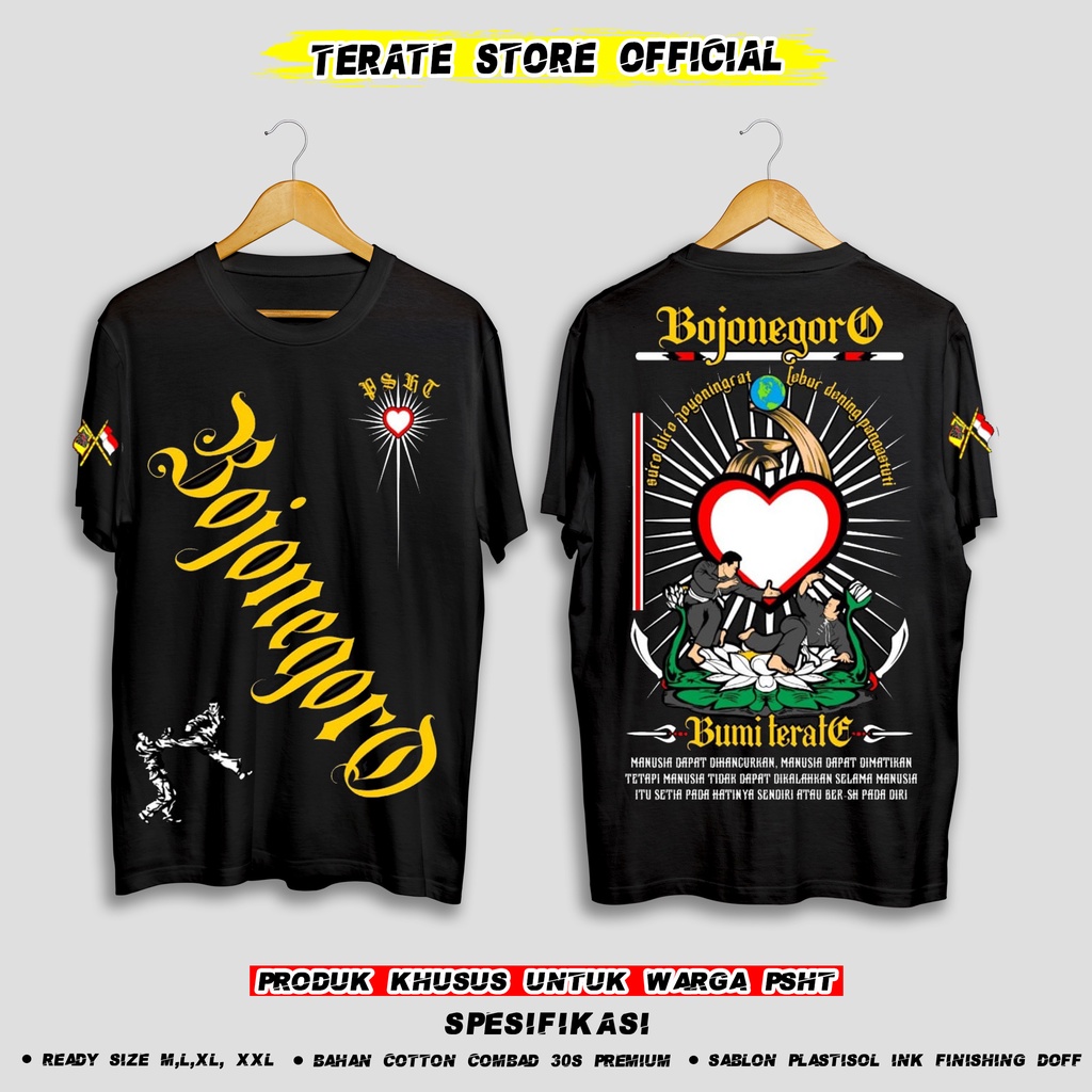 KAOS PSHT LAWASAN BOJONEGORO ANT KAMPUNG PESILAT TERLARIS (BERBAHAN DISTRO DAN BISA COD) TERATE STOR