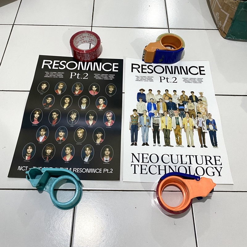 [READY STOCK] OFFICIAL POSTER + TUBE NCT 2020 RESONANCE PT.2 ALBUM DEPARTURE ARRIVAL