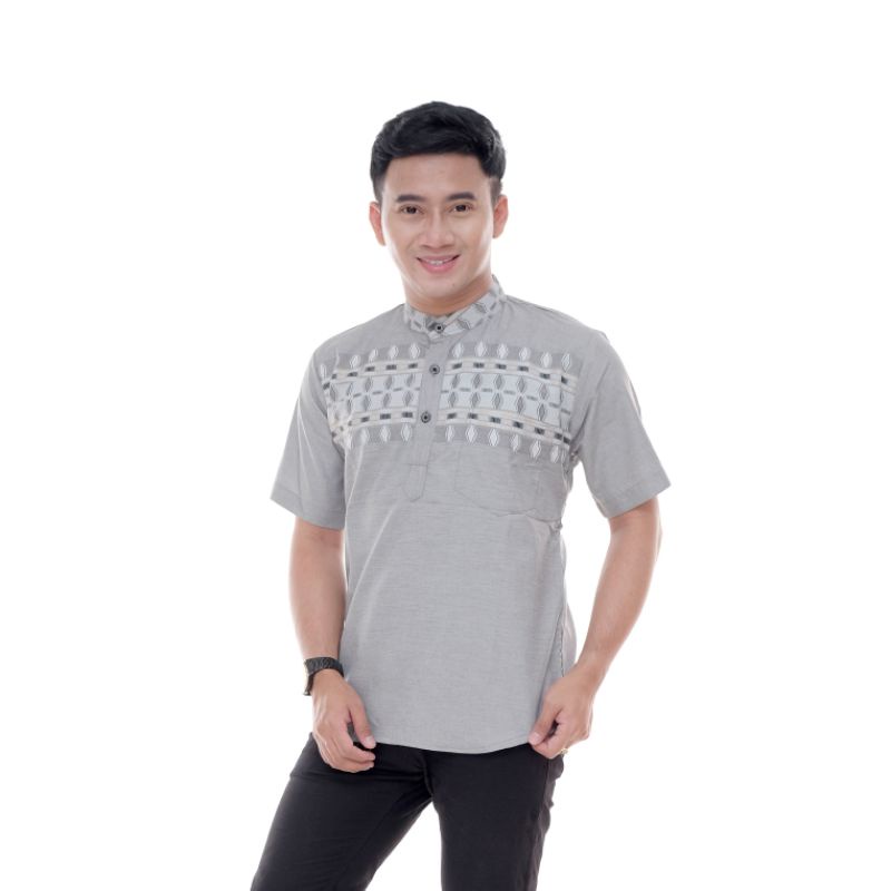 Koko kurta baju pria Dewasa anak couple  lengan pendek