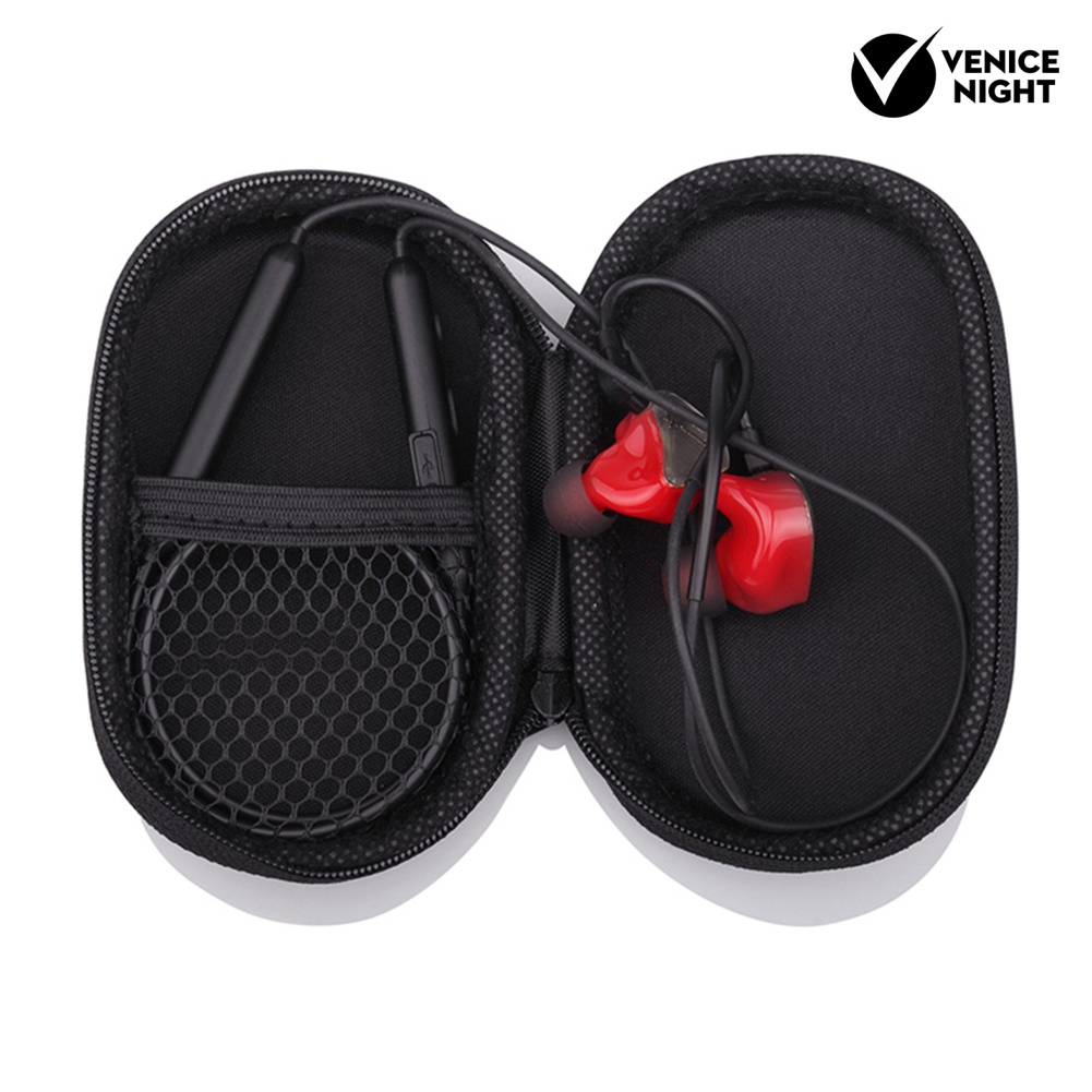 (VNEP) (Berkabel) TRN Oxford Fabric Portable Dust-proof Earphone Headset Storage Bag Box Container