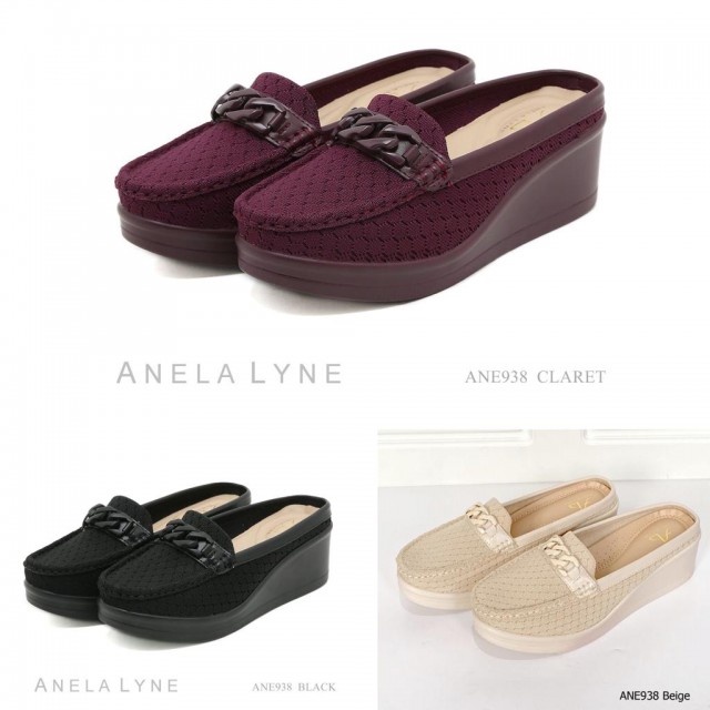 Sepatu Anela Lyne Fithrya Sandal/Slop Wedges ANE938 Original Brand (Kode: SAN151)