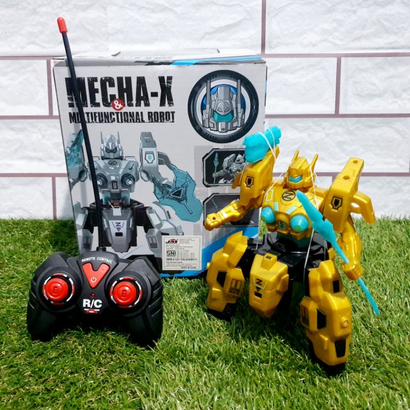 MAINAN REMOT KONTROL ROBOT MECHA X RC - MAINAN KADO ANAK