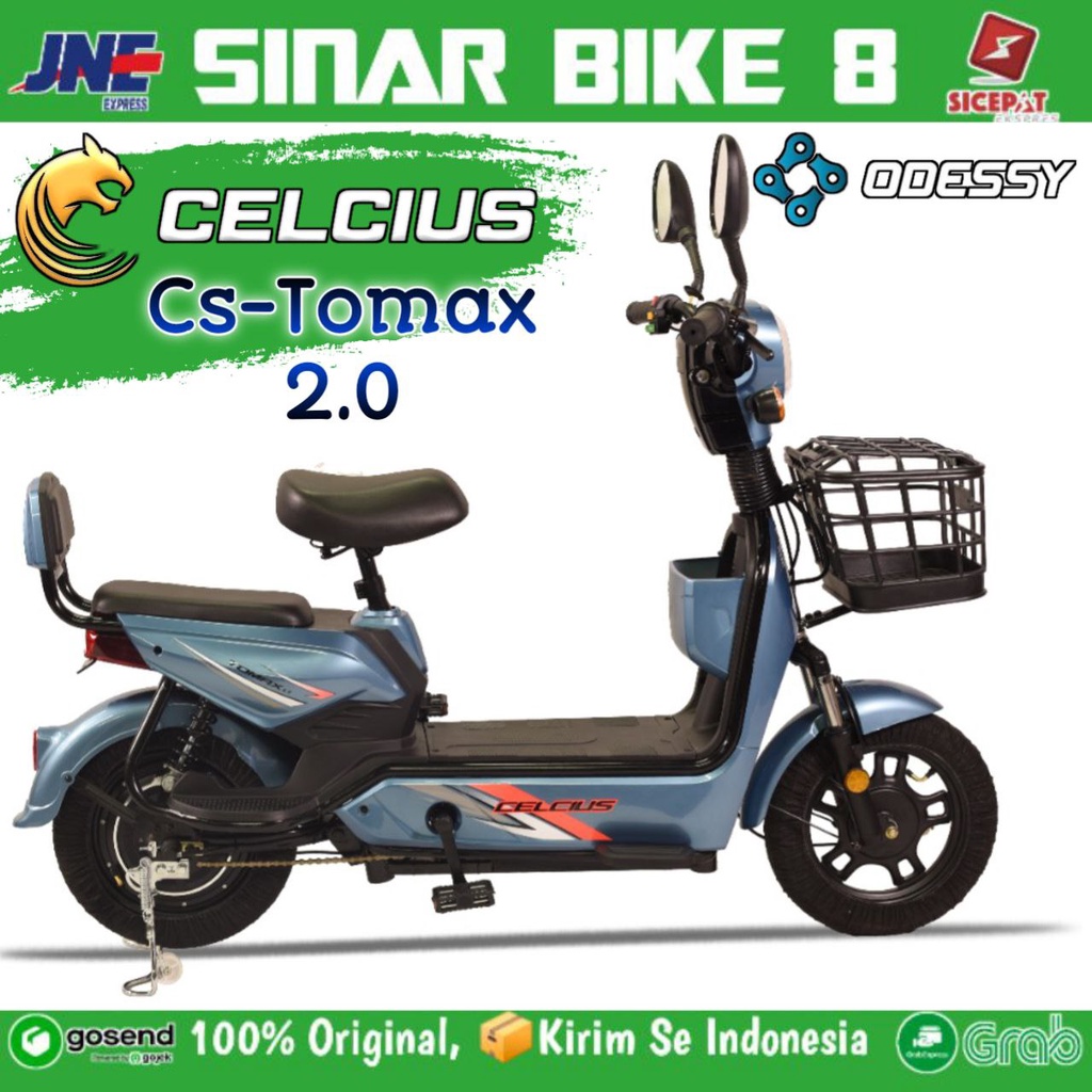 Sepeda Listrik Electric E Bike Odessy Celsius Tomax 2.0