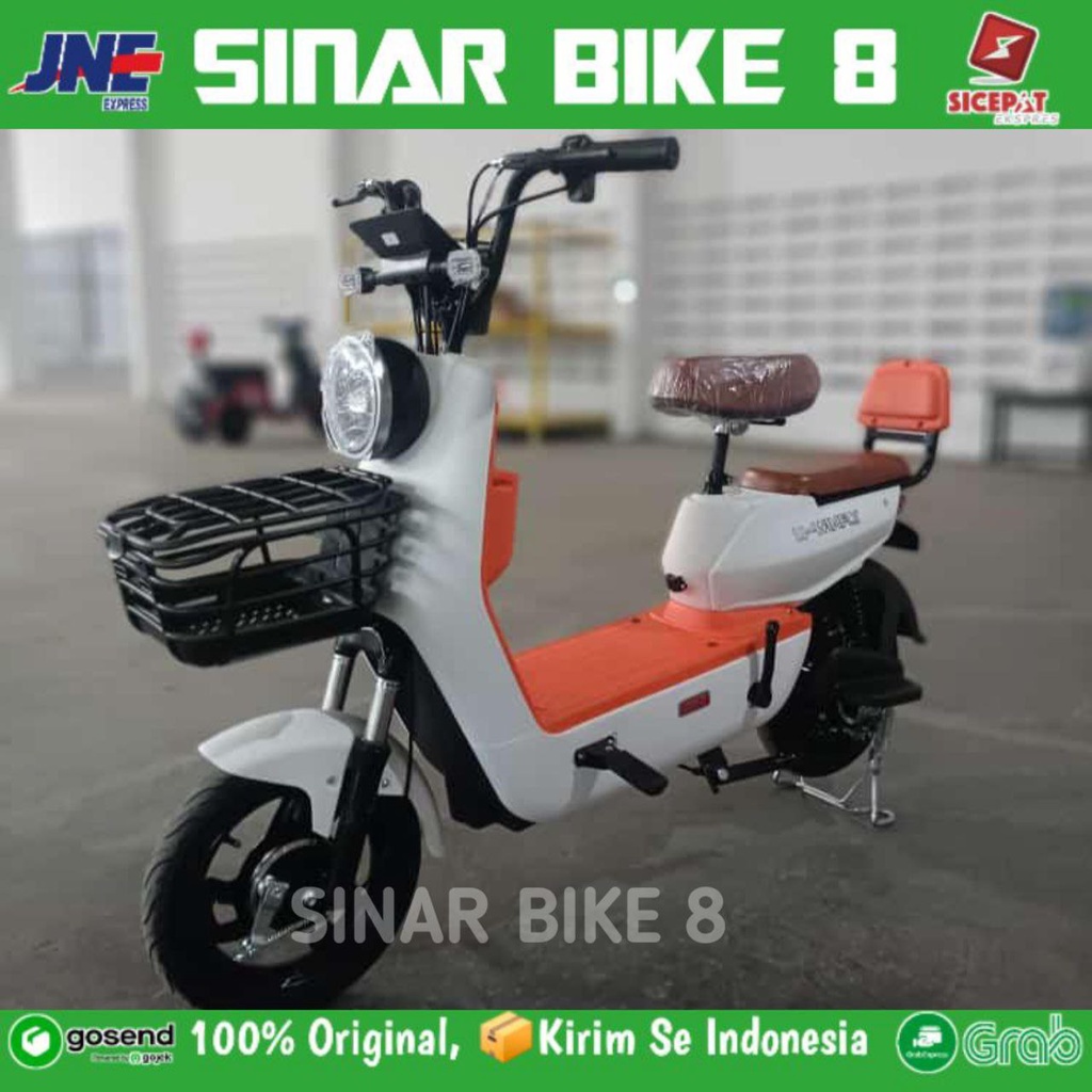 Sepeda Listrik Exotic BROSWAY 3.0 // Veloce V3 // Ventura R1Baterai 48V 12Ah Power 500 Watt